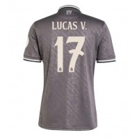 Dres Real Madrid Lucas Vazquez #17 Tretina 2024-25 Krátky Rukáv